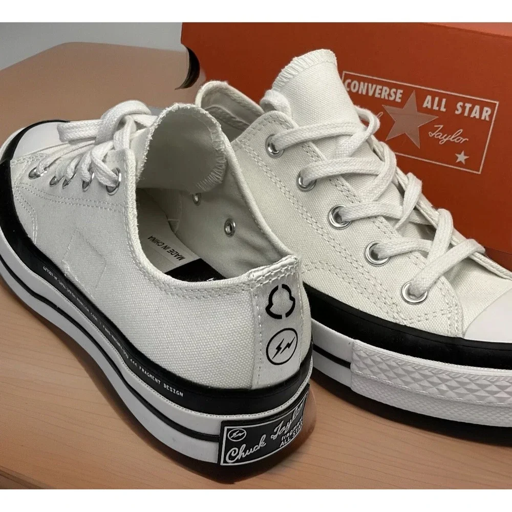 Converse Fragment Moncler Chuck 70 Low‎ Limited Edition 169070C Sz 4 or 6 WMNS - Picture 2 of 12